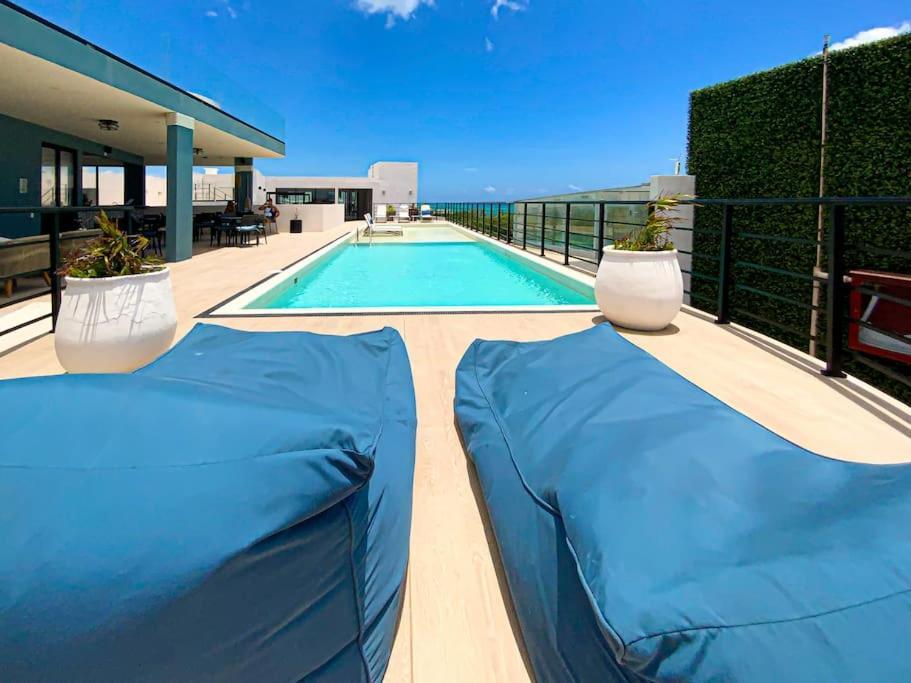 Beautiful + Luxury + Ocean View + Pool Apartment Playa del Carmen Exterior photo