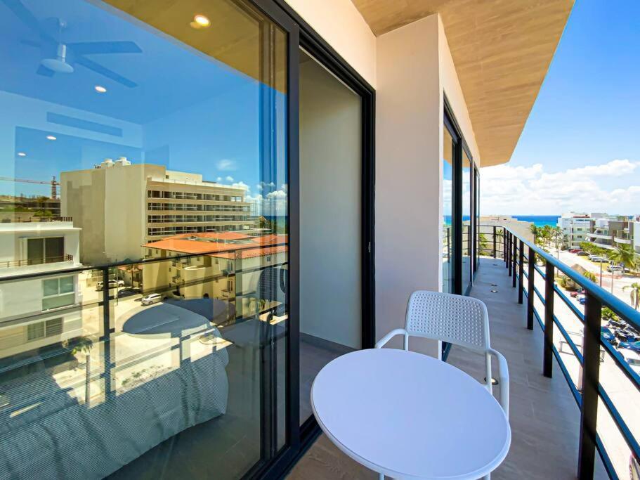 Beautiful + Luxury + Ocean View + Pool Apartment Playa del Carmen Exterior photo