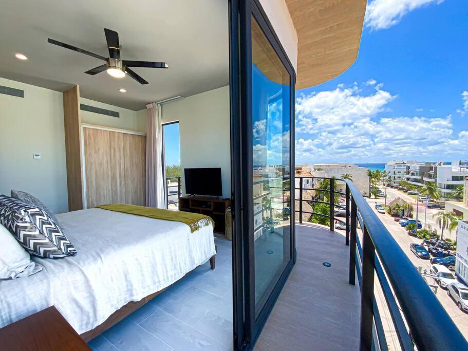Beautiful + Luxury + Ocean View + Pool Apartment Playa del Carmen Exterior photo